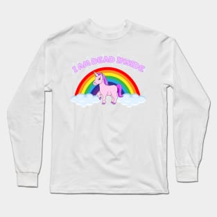 I'm dead inside Long Sleeve T-Shirt